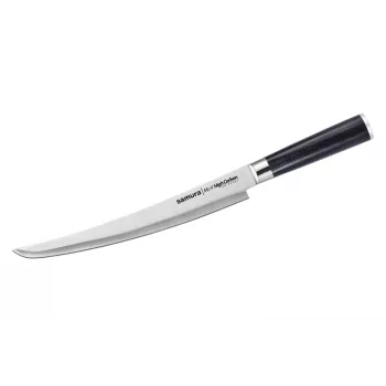 SAMURA Harakiri griešanas nazis 230 mm AUS-8 tērauds, Full Tang, melns ABS rokturis
