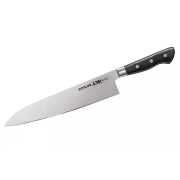 SAMURA PRO-S šefpavāra nazis 240 mm, AUS-8 tērauds, G-10 rokturis, Full Tang