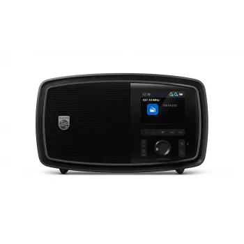 Philips Century portatīvais radio, melns