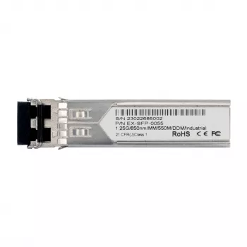 EXSYS EX-SFP-0055 SFP transceiver LC Duplex daudzmodu 550m 1.25Gbps 850nm -40°C līdz 80°C