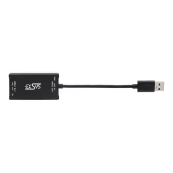 EXSYS EX-1501HMVS-A 1 portu USB 3.2 Gen 1 industriālais centrmezgls ar 15KV ESD aizsardzību