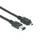 EXSYS FireWire 1394a kabelis 6-pin uz 4-pin, 1,5 m, melns EX-K6810