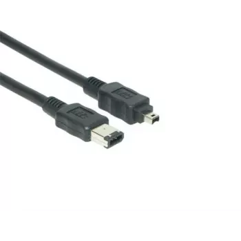 EXSYS FireWire 1394a kabelis 6-pin uz 4-pin, 1,5 m, melns EX-K6810