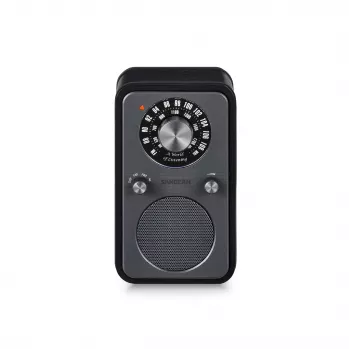 Sangean WR-9 pārnēsājams FM/AM radio ar īsta koka korpusu Midnight Oak un Bluetooth 8W