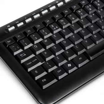 DSIT TB-602 Targus mini klaviatūra ar USB, USA/Ziemeļvalstu izkārtojums, 19 inch serveru skapjiem