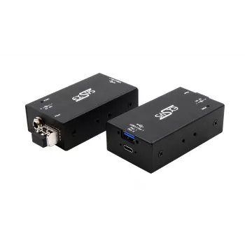 EXSYS EX-1448MM 2-Port USB 3.2 Gen1 pagarinātājs pa daudzmodu optisko kabeli līdz 300m