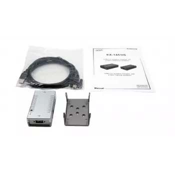 EXSYS EX-1451IS USB 2.0 optiskais izolācijas adapteris ar 2.5KV izolāciju