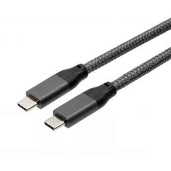 EXSYS USB 3.2 Gen 2x2 USB-C kabelis, 20 Gbit/s, 5A, 100W, pelēks, pīts, 3,0m EX-K1596-3.0