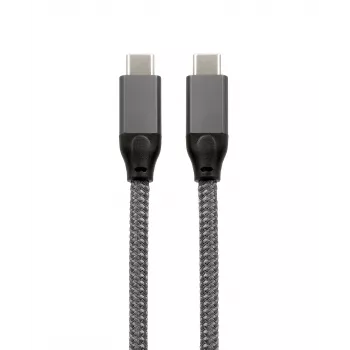 EXSYS USB 3.2 Gen 2x2 USB-C kabelis, 20 Gbit/s, 5A, 100W, pelēks, pīts, 3,0m EX-K1596-3.0