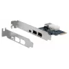 EXSYS EX-16600 PCI Express FireWire 1394a kartīte ar 3+1 portiem (VIA)