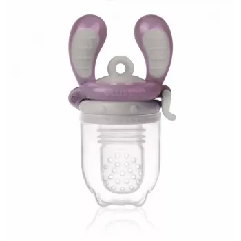Kidsme Food Feeder Medium Plum - barības devējs zīdaiņiem, augļiem un dārzeņiem, no 4 mēnešiem
