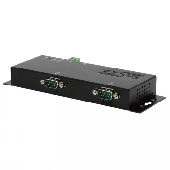 EXSYS EX-6162 Ethernet uz 2x RS-232 sērijas serveri ar 12V/3A barošanas bloku