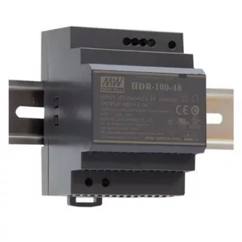 MEAN WELL HDR-100-48N DIN sliedes barošanas bloks 48V 100W