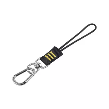 C.K Tools T8007 instrumenta piekabes saite ar D-gredzenu un rotējošu savienojumu, regulējama cilpa, maksimālā slodze 5 kg, 1,2 m, melna/dzeltena