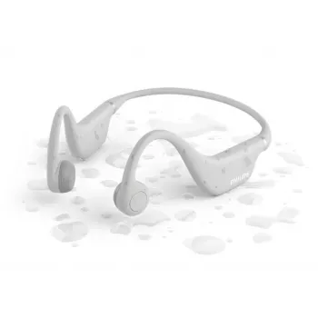 Philips TAK4607GY/00 bērnu Bluetooth ausaukslēpes ar LED gaismas paneļiem, baltas