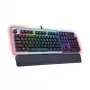 Thermaltake Argent K5 mehāniskā spēļu klaviatūra - Cherry MX Speed Silver, RGB, vācu izkārtojums