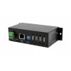 EXSYS EX-6003HMVS-POE-ON 4 portu USB 2.0 pār Gigabit Ethernet serveris ar PoE, 15KV ESD aizsardzība