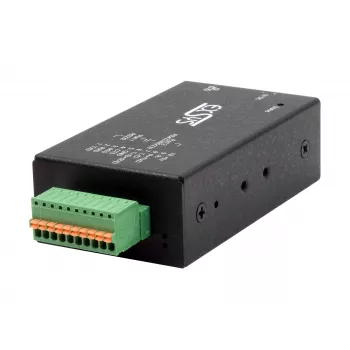EXSYS EX-6131-2 Industriālais Ethernet uz seriālo portu serveris, RS-232/422/485, DIN sliedes un sienas stiprinājums