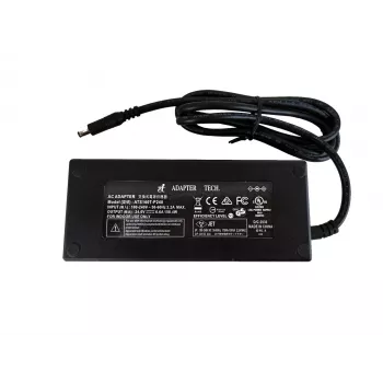 EXSYS 24V 6.6A AC/DC galda barošanas adapteris ar 5,5 mm līdzstrāvas spraudni (EX-6984)
