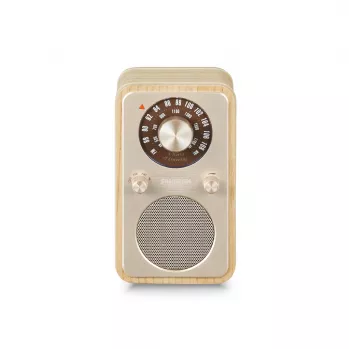 Sangean WR-9 pārnēsājams FM/AM radio ar Bluetooth, baltā oša koka korpuss