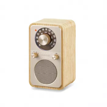 Sangean WR-9 pārnēsājams FM/AM radio ar Bluetooth, baltā oša koka korpuss