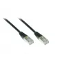 EXSYS Cat 5e FTP komutācijas kabelis 1,5m melns EX-K6170-1.5