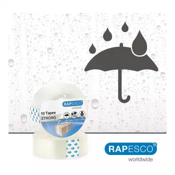 Rapesco 1807 caurspīdīga līmlente 19mm x 33m, 10 ruļļi