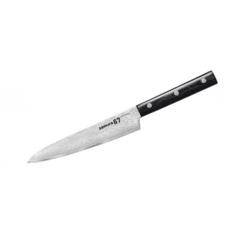 SAMURA Damascus universālais nazis 150 mm ar VG-10 kodolu un G-10 rokturi