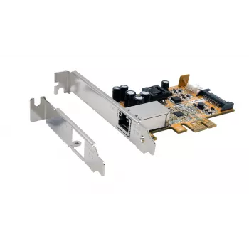 EXSYS EX-6081POE 1 portu PCIe 2.5G PoE+ tīkla karte
