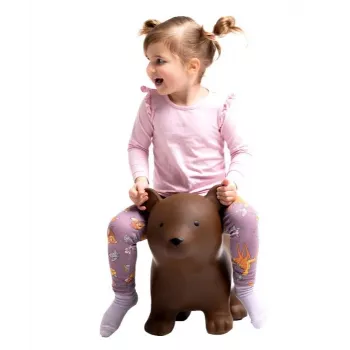 Gerardo's Toys piepūšamais lēkājošais lācis, brūns
