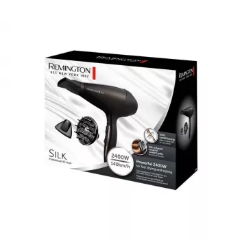 Remington Silk AC matu fēns, 2400W, melns