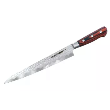 SAMURA Kaiju Yanagiba Sushi nazis 240 mm, AUS-8 tērauds, Pakkawood rokturis