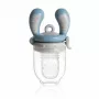 Kidsme Food Feeder Medium Azure - silikona barības dozators augļiem un dārzeņiem, no 4 mēnešiem