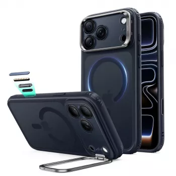 ESR Classic Hybrid Kickstand MagSafe vāciņš iPhone 17 Pro / 18 Pro - Frosted Blue