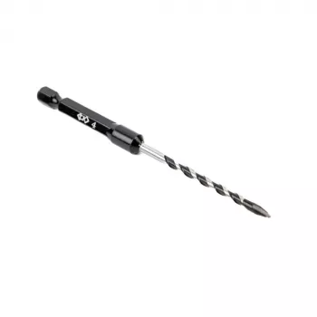 C.K Tools T3115 040 mūra urbis 4 mm, 1/4 collu sešstūra kāts, volframa karbīda uzgalis, 40CR tērauds