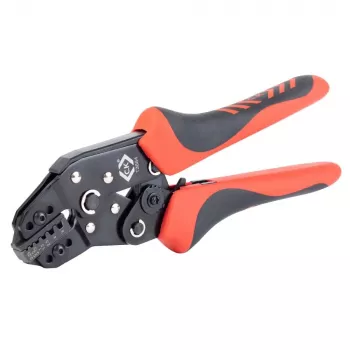 C.K Tools T3684 automātiskās presēšanas knaibles kabeļu uzgaļiem 0,25-6 mm² (AWG 23-10)