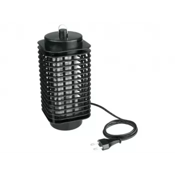 LUMIO Moskītu iznīcinātāja lampa, 1,2 W, 230 V, 30 m² pārklājums, UV gaisma, elektriskā režģis, melna