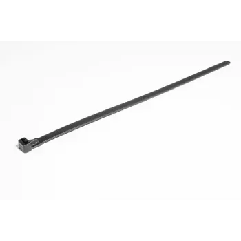 HellermannTyton REL250 atkārtoti aizverams kabeļu saišķis, 250 x 7,6 mm, melns, PA66, 100 gab. 131-22560