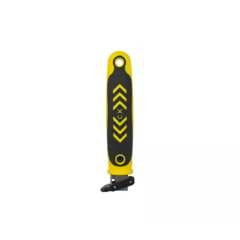 C.K Tools T0820-1 metāla zāģa rokturis 300 mm asmeņiem, ergonomisks kompozītmateriāla rokturis, melns/sarkans