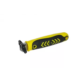 C.K Tools T0820-1 metāla zāģa rokturis 300 mm asmeņiem, ergonomisks kompozītmateriāla rokturis, melns/sarkans
