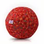 BUBA BLOON Bubabloon lateksa balons ar auduma pārvalku, apļi sarkanā krāsā