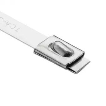 HellermannTyton MBT33H nerūsējošā tērauda kabeļu saite, 360 mm x 7,9 mm, 50 gab. (111-94339)