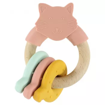 TRIXIE koka un silikona košļājamā rotaļlieta kaķiem ar kaķu piparu piedevu, 13 cm
