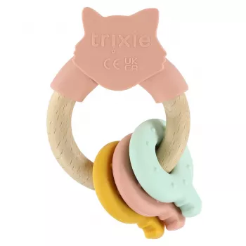 TRIXIE koka un silikona košļājamā rotaļlieta kaķiem ar kaķu piparu piedevu, 13 cm