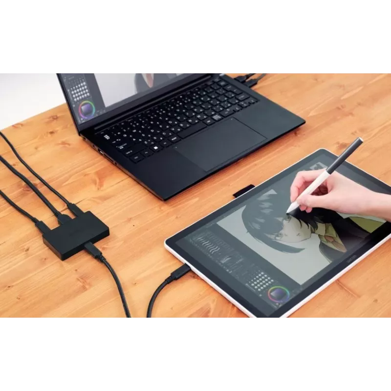 Wacom Converter Kit for Movink OLED 13 un Wacom One 14 - USB-C uz HDMI
