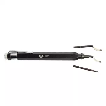 C.K Tools T2281 gratu noņemšanas instrumentu komplekts ar 3 HSS asmeņiem
