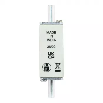 Eaton 32NHG000B NH drošinātājs ar mehānisko indikatoru, 32 A, 500 V AC, izmērs 000, gG, 3 gab. iepakojumā