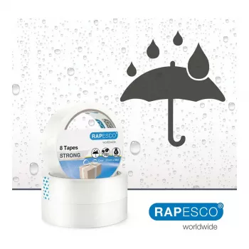 Rapesco 1808 caurspīdīga līmlente 25,5 mm x 66 m, 8 ruļļi