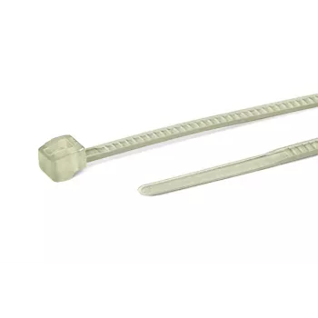 HellermannTyton T18ROS baltas kabeļu saites 100x2,5mm PA66, 100 gab. (118-00079)