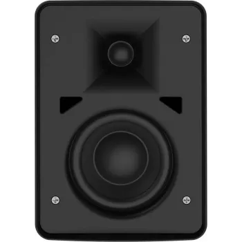 INTUSONIC 4FP40R 4 inch 2‑virzienu āra sienas skaļrunis, 40 W RMS, IP56, melns, pāris 12604021